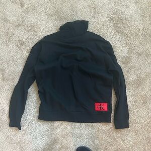 CK Jeans Cowl Neck Sweater - Black size M
